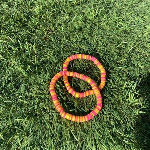 I am selling bracelets clay beads 3$, evil eye 3$ we make any sizes really❤️